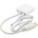 Адаптер Extradigital HDMI to VGA, 0.15m, 30 AWG, Gold, PVC, Hi-Speed